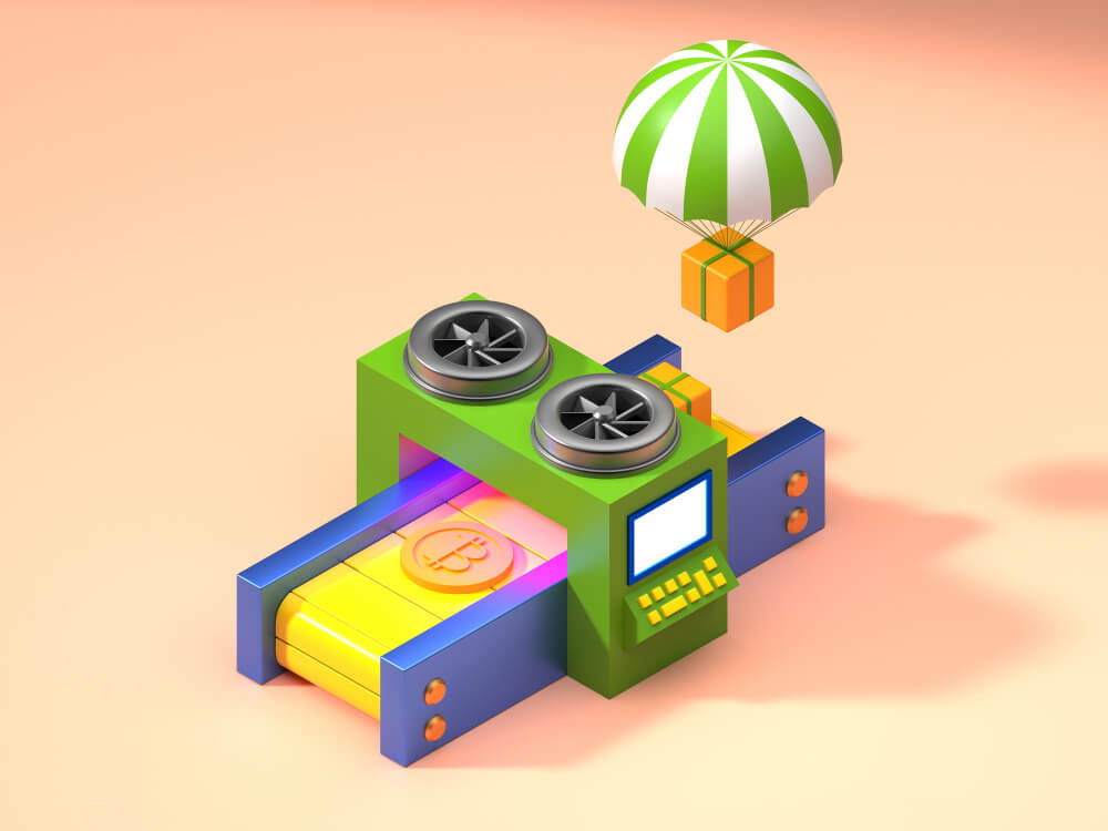 Airdrops cryptomonnaies