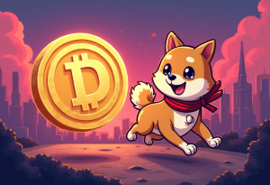 Illustration du meme coin shiba