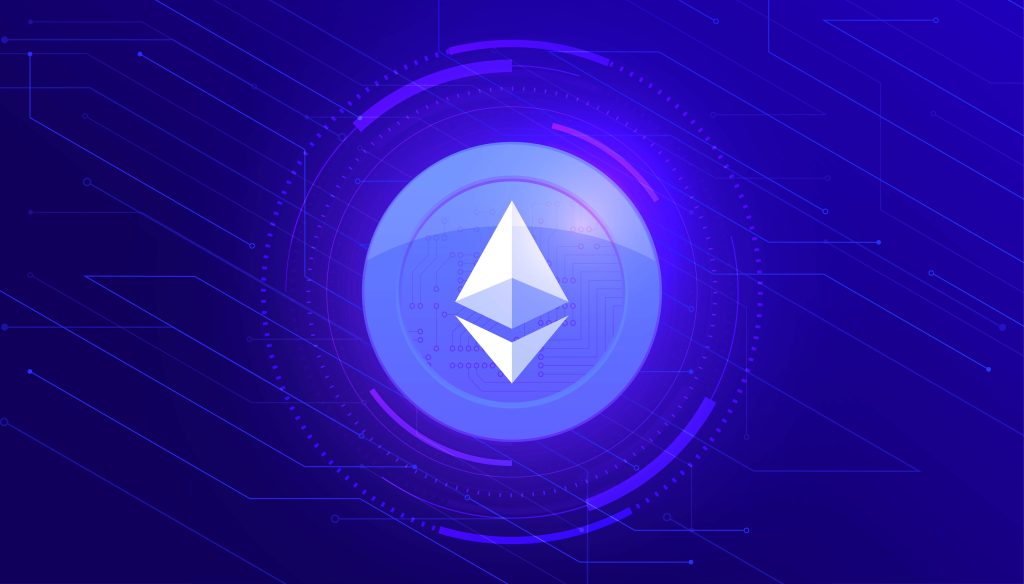 pièce de ethereum illustrer